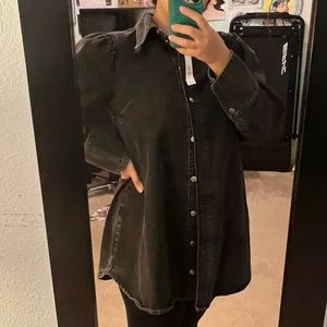 Black denim / jean jacket